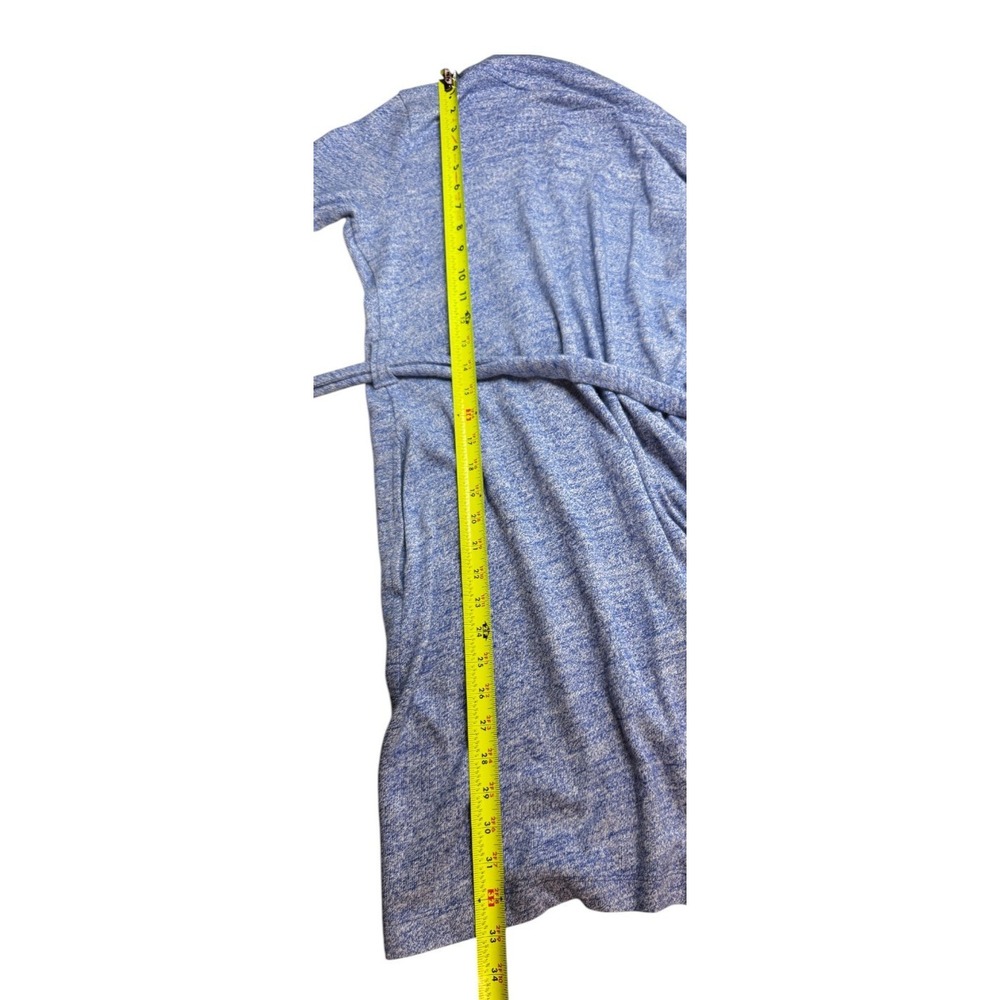 UGG Knit Cardigan Robe Blue Open Front with Belt‎ Cozy Loungewear Womens Size S - Picture 15 of 16